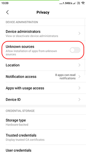 Download app walkthrough step three